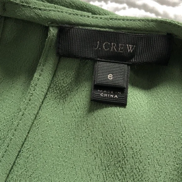 J. Crew Beautiful Green Top - Picture 6 of 7